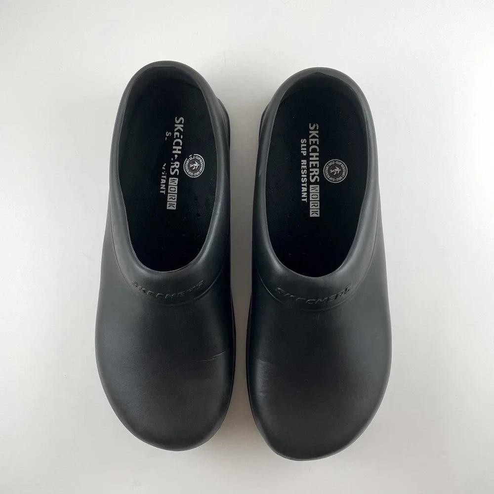 Skechers Men’s Work Slip-on Slip Resistant  Casual Clog - Picture 10 of 10